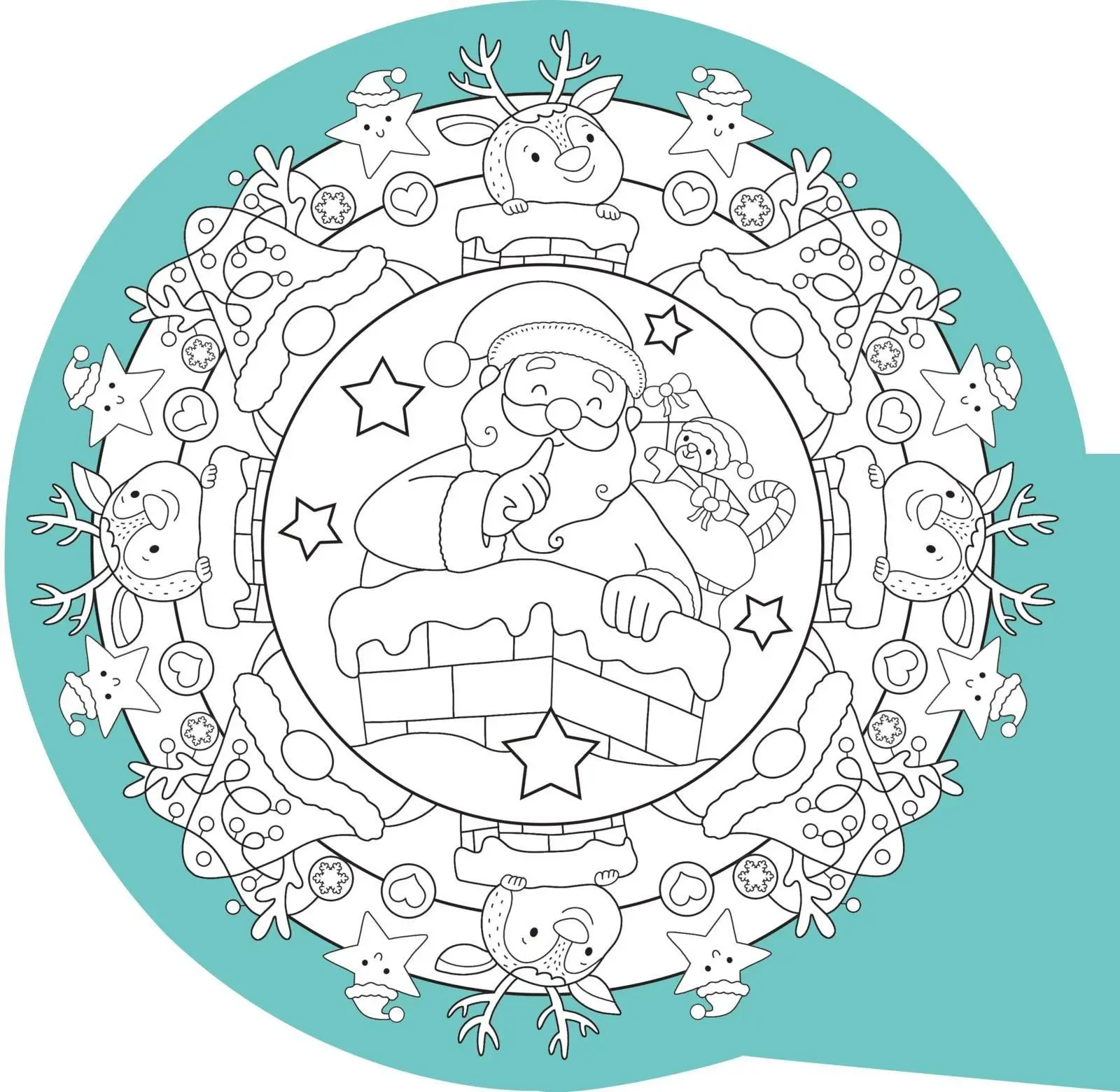 Bild: 9783551193001 | Winter-Mandalas | Mit 10 leuchtenden Fensterbildern | Anton Poitier