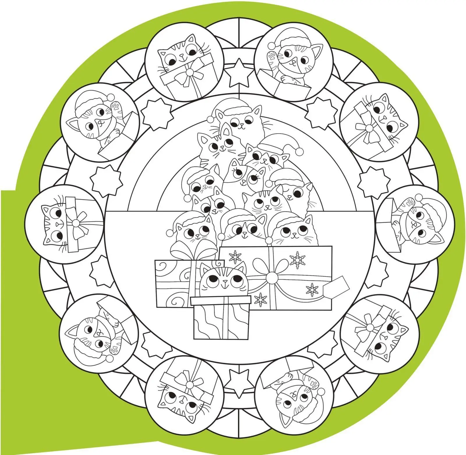 Bild: 9783551193001 | Winter-Mandalas | Mit 10 leuchtenden Fensterbildern | Anton Poitier