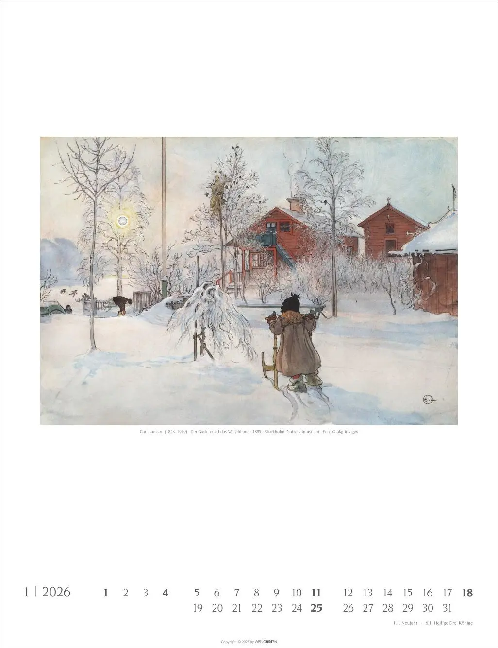 Bild: 9783839903001 | Carl Larsson Kalender 2026 | Carl Larsson | Kalender | Spiralbindung