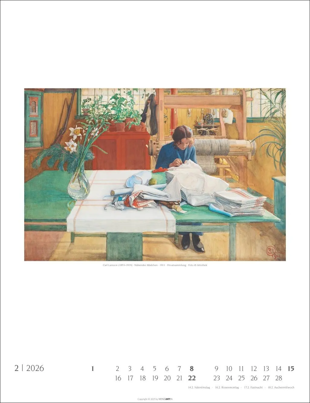 Bild: 9783839903001 | Carl Larsson Kalender 2026 | Carl Larsson | Kalender | Spiralbindung