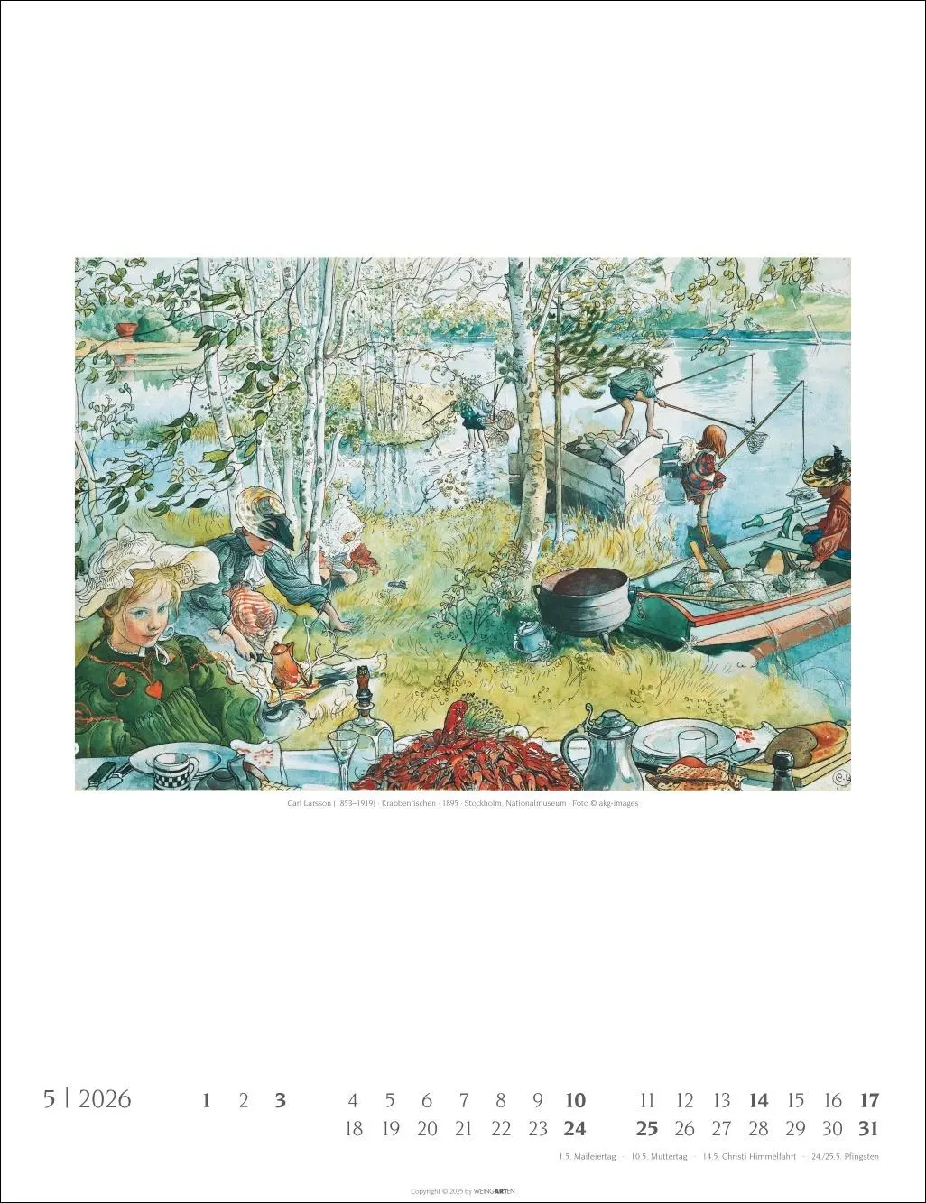 Bild: 9783839903001 | Carl Larsson Kalender 2026 | Carl Larsson | Kalender | Spiralbindung