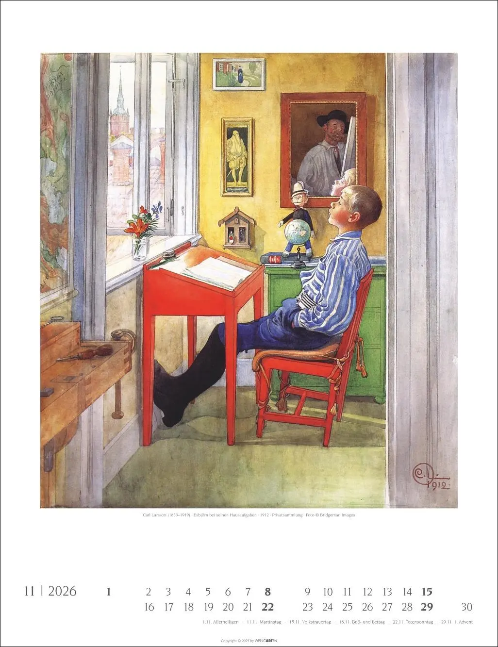 Bild: 9783839903001 | Carl Larsson Kalender 2026 | Carl Larsson | Kalender | Spiralbindung