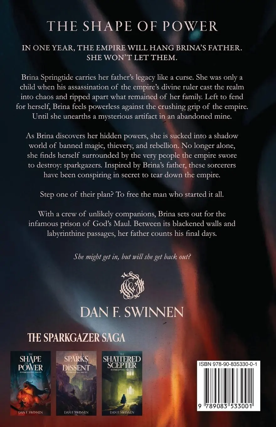 Rückseite: 9789083533001 | The Shape of Power | An epic fantasy adventure | Dan F. Swinnen | Buch