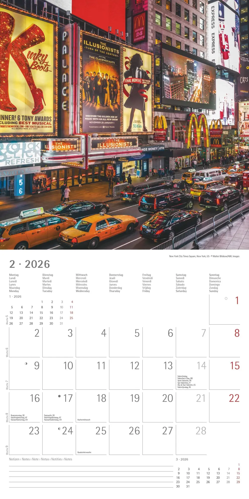 Bild: 4069095003101 | New York 2026 - Broschürenkalender 30x30 cm (30x60 geöffnet) -...