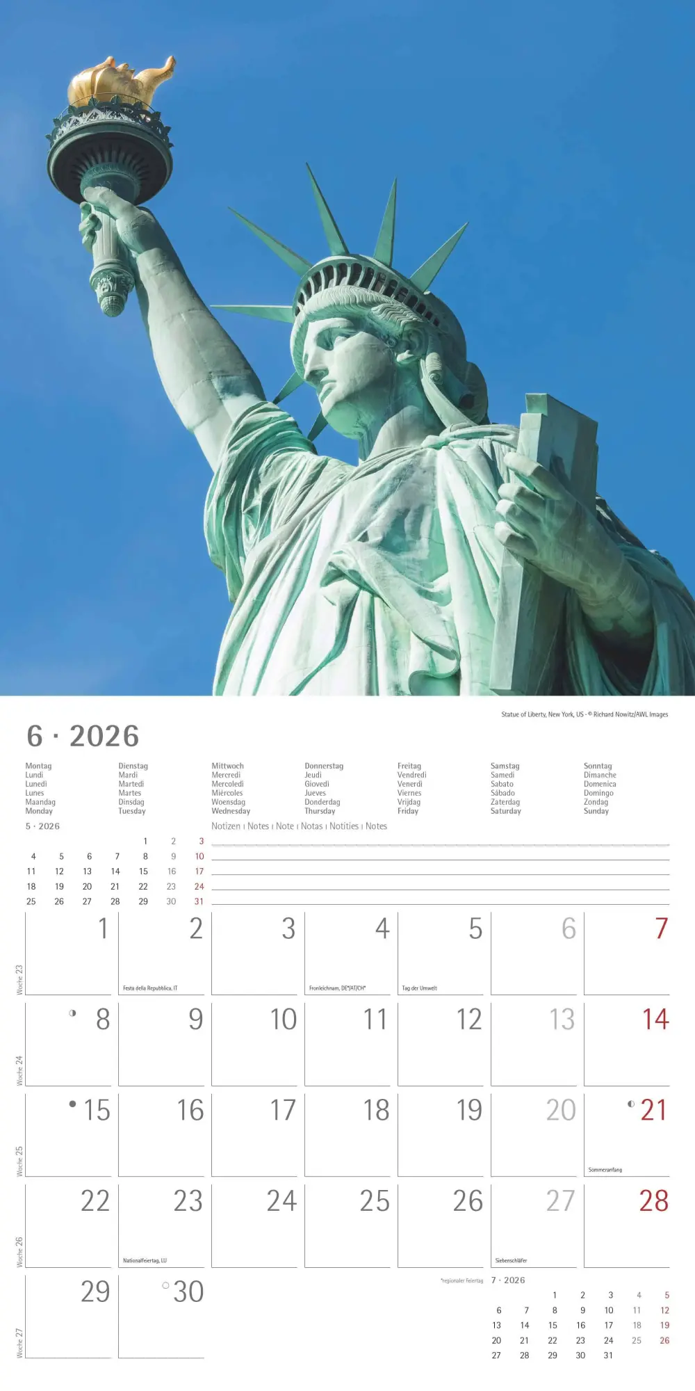 Bild: 4069095003101 | New York 2026 - Broschürenkalender 30x30 cm (30x60 geöffnet) -...