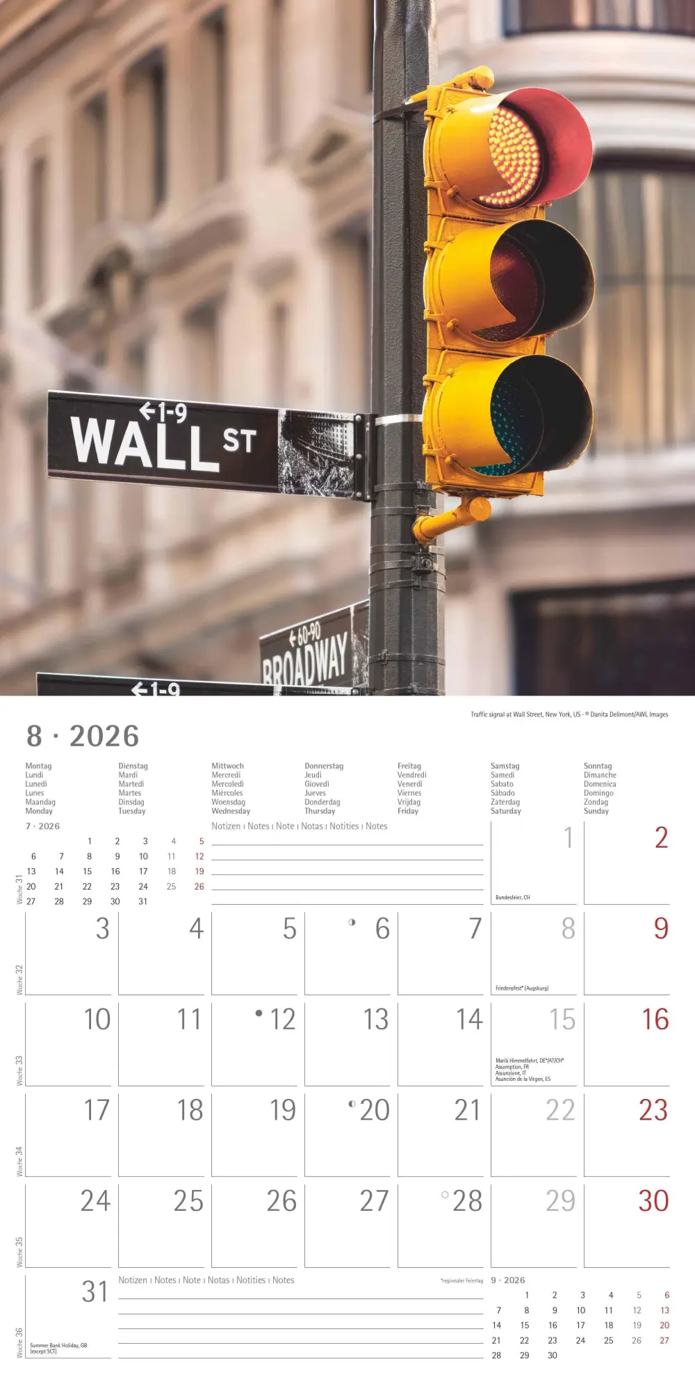 Bild: 4069095003101 | New York 2026 - Broschürenkalender 30x30 cm (30x60 geöffnet) -...