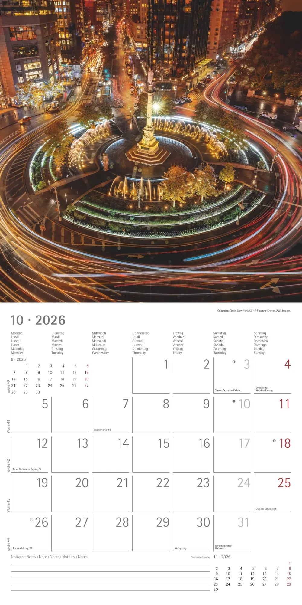 Bild: 4069095003101 | New York 2026 - Broschürenkalender 30x30 cm (30x60 geöffnet) -...