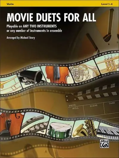 Cover: 9780739063101 | Movie Duets for All: Violin, Level 1-4 | Michael Story | Taschenbuch