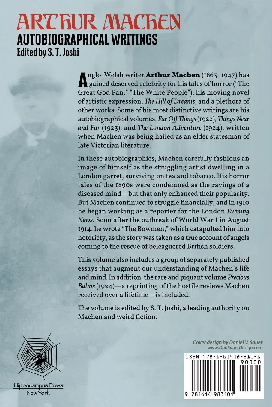 Rückseite: 9781614983101 | Autobiographical Writings | Arthur Machen | Taschenbuch | Englisch