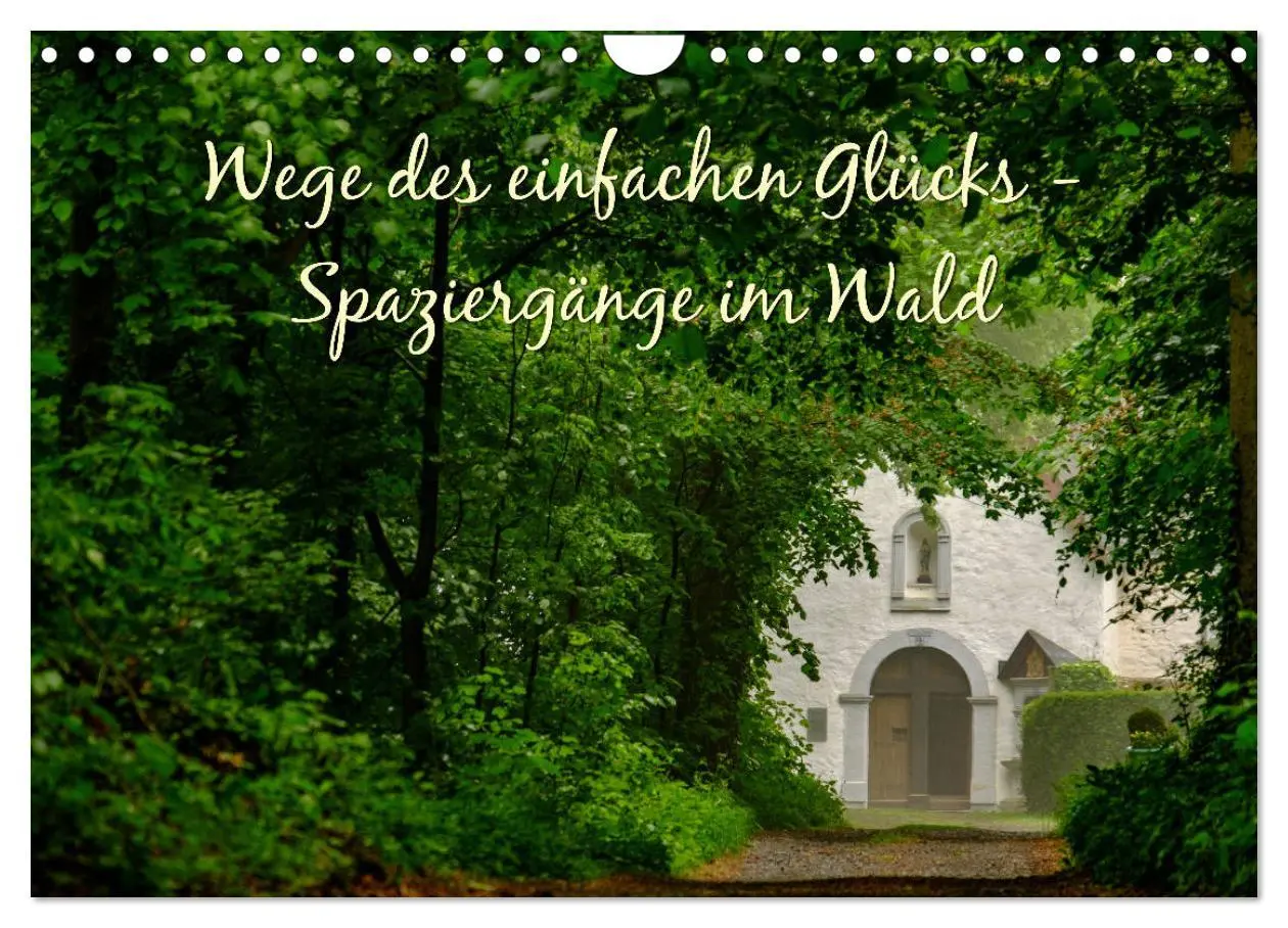 Cover: 9783457823101 | Wege des einfachen Glücks - Spaziergänge im Wald (Wandkalender 2026...