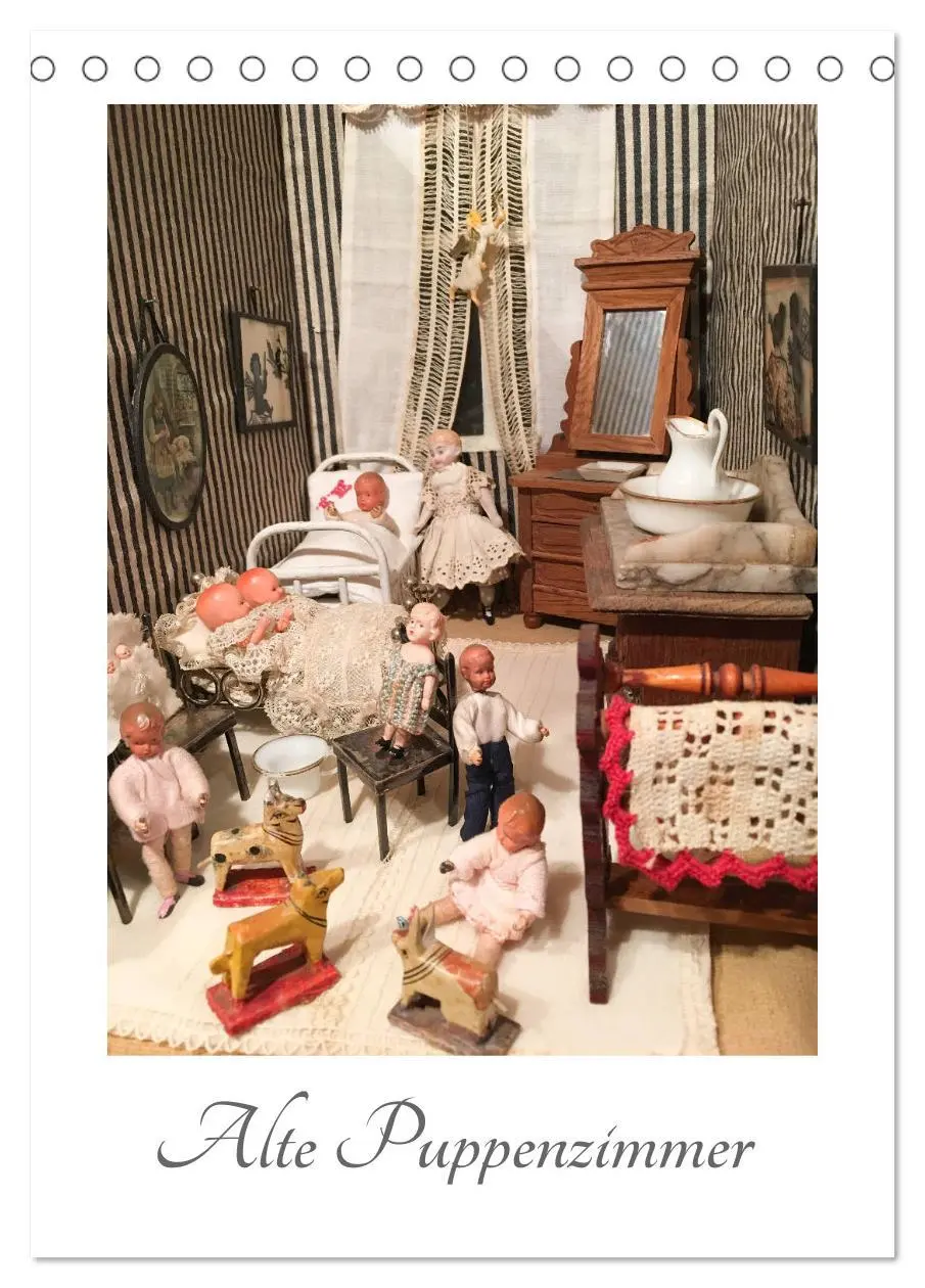 Cover: 9783516393101 | Alte Puppenzimmer (Tischkalender 2026 DIN A5 hoch), CALVENDO...