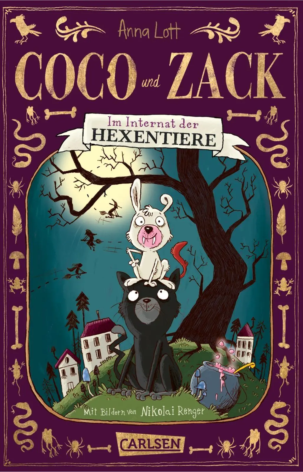 Cover: 9783551323101 | Coco und Zack: Im Internat der Hexentiere | Anna Lott | Taschenbuch