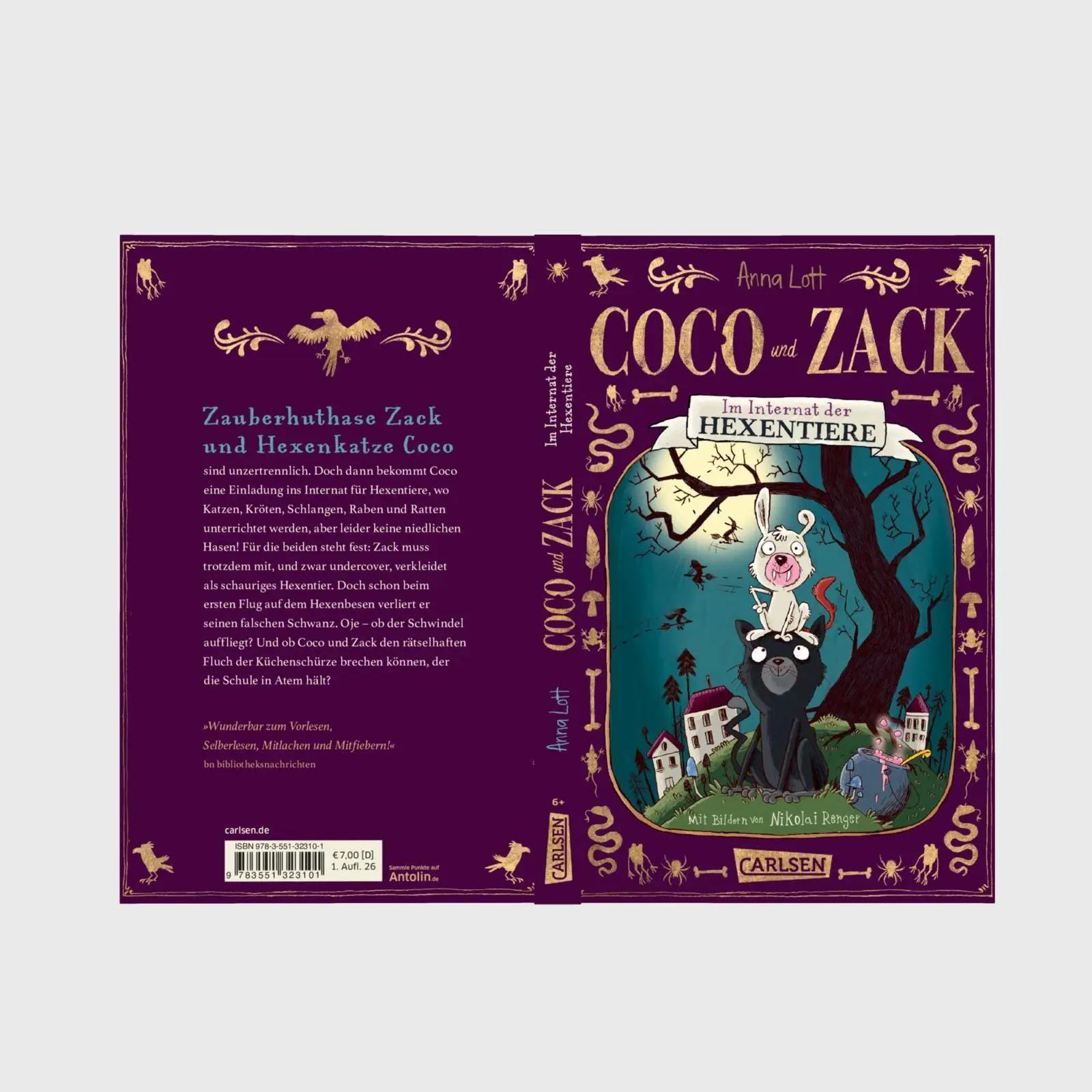 Bild: 9783551323101 | Coco und Zack: Im Internat der Hexentiere | Anna Lott | Taschenbuch