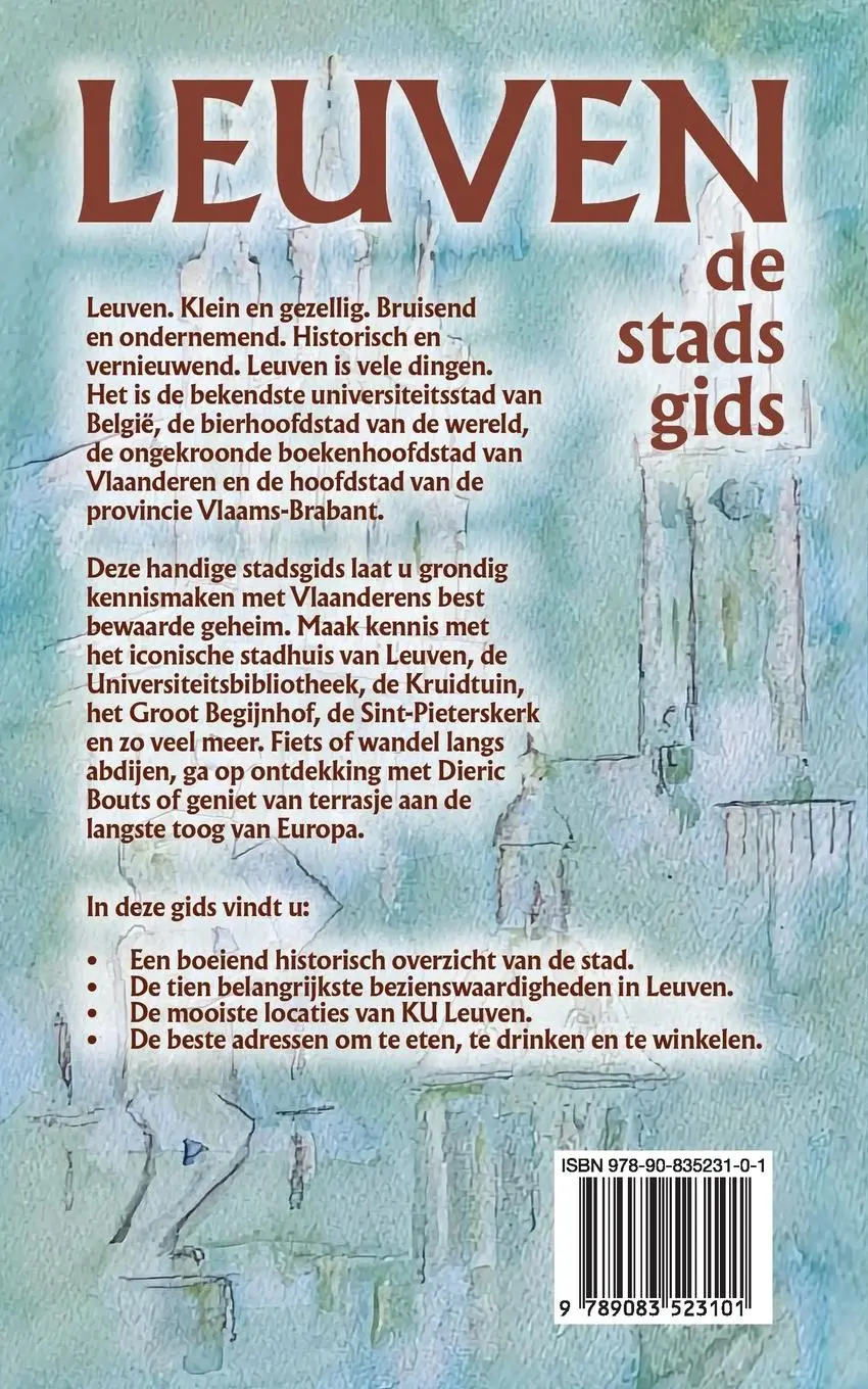 Rückseite: 9789083523101 | Leuven de stadsgids | Blake Milton | Taschenbuch | Niederländisch