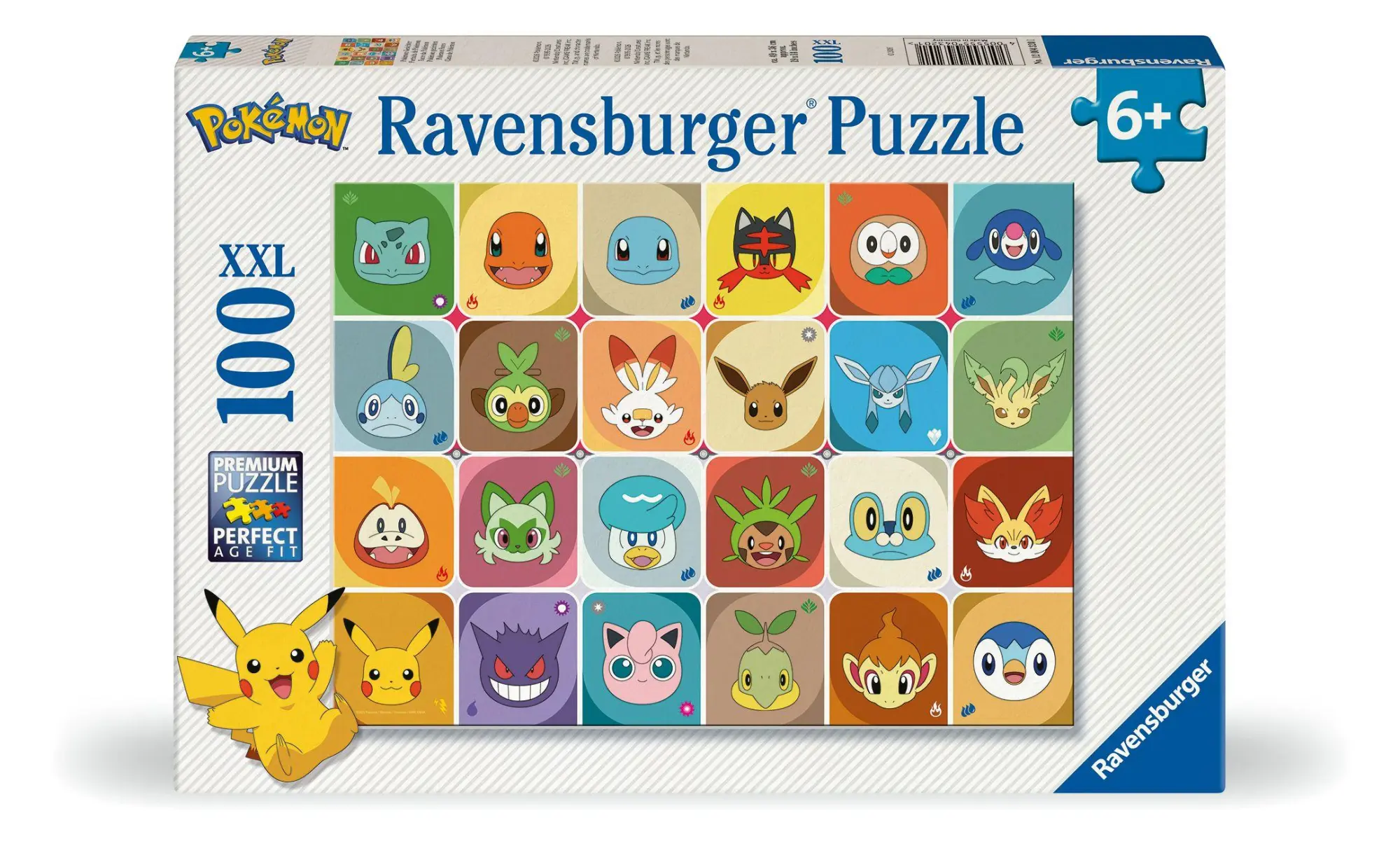 Cover: 4005555043201 | Kinderpuzzle 100 XXL Teile - Pokémon Gesichter | Spiel | Kinderpuzzle