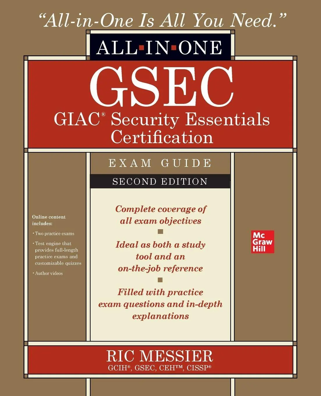 Cover: 9781260453201 | GSEC GIAC Security Essentials Certification All-in-One Exam Guide,...