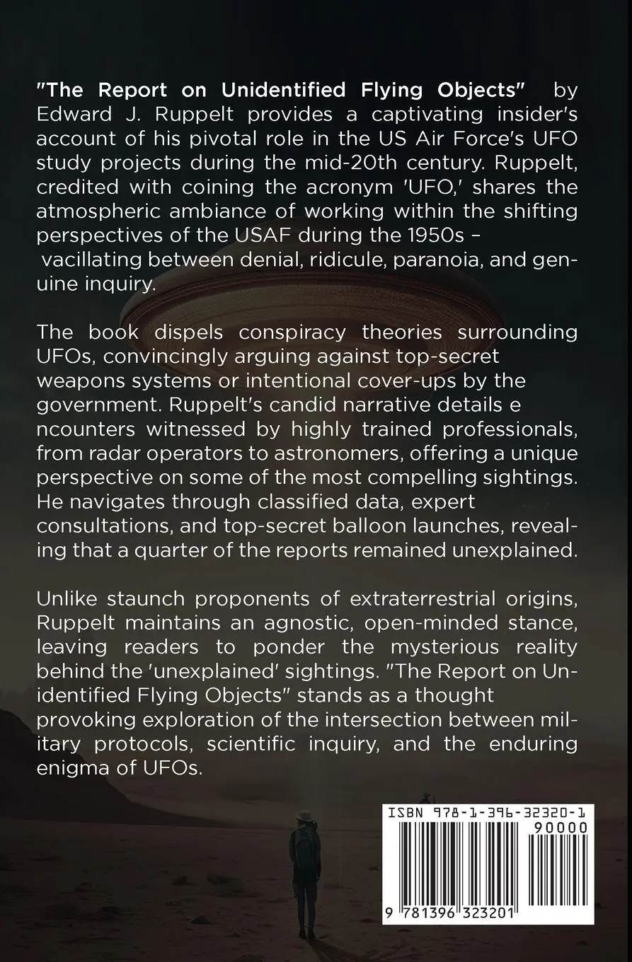 Rückseite: 9781396323201 | The Report on Unidentified Flying Objects | Edward J. Ruppelt | Buch