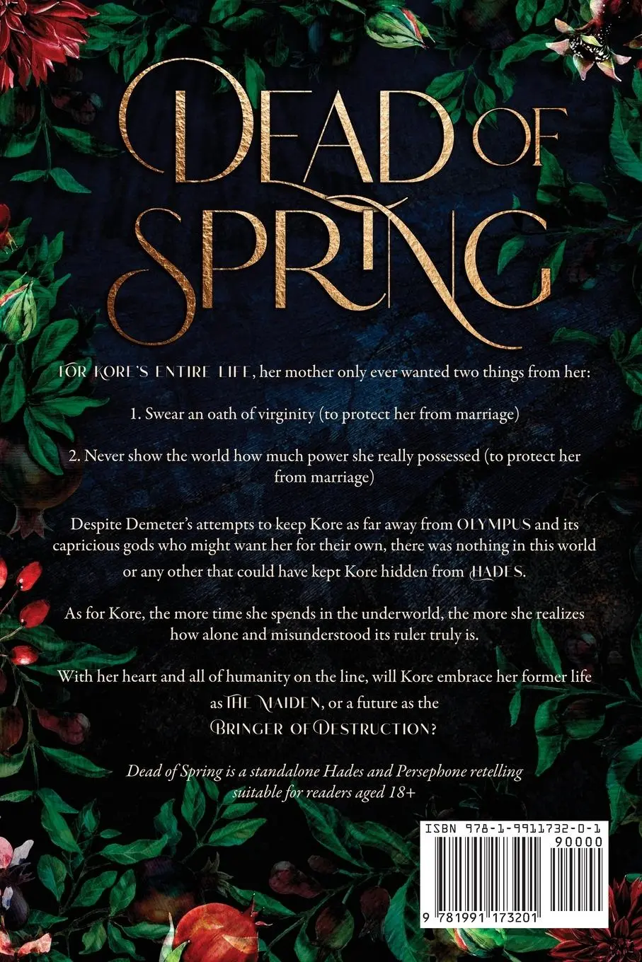 Rückseite: 9781991173201 | Dead of Spring | Colette Rhodes | Taschenbuch | Paperback | Englisch