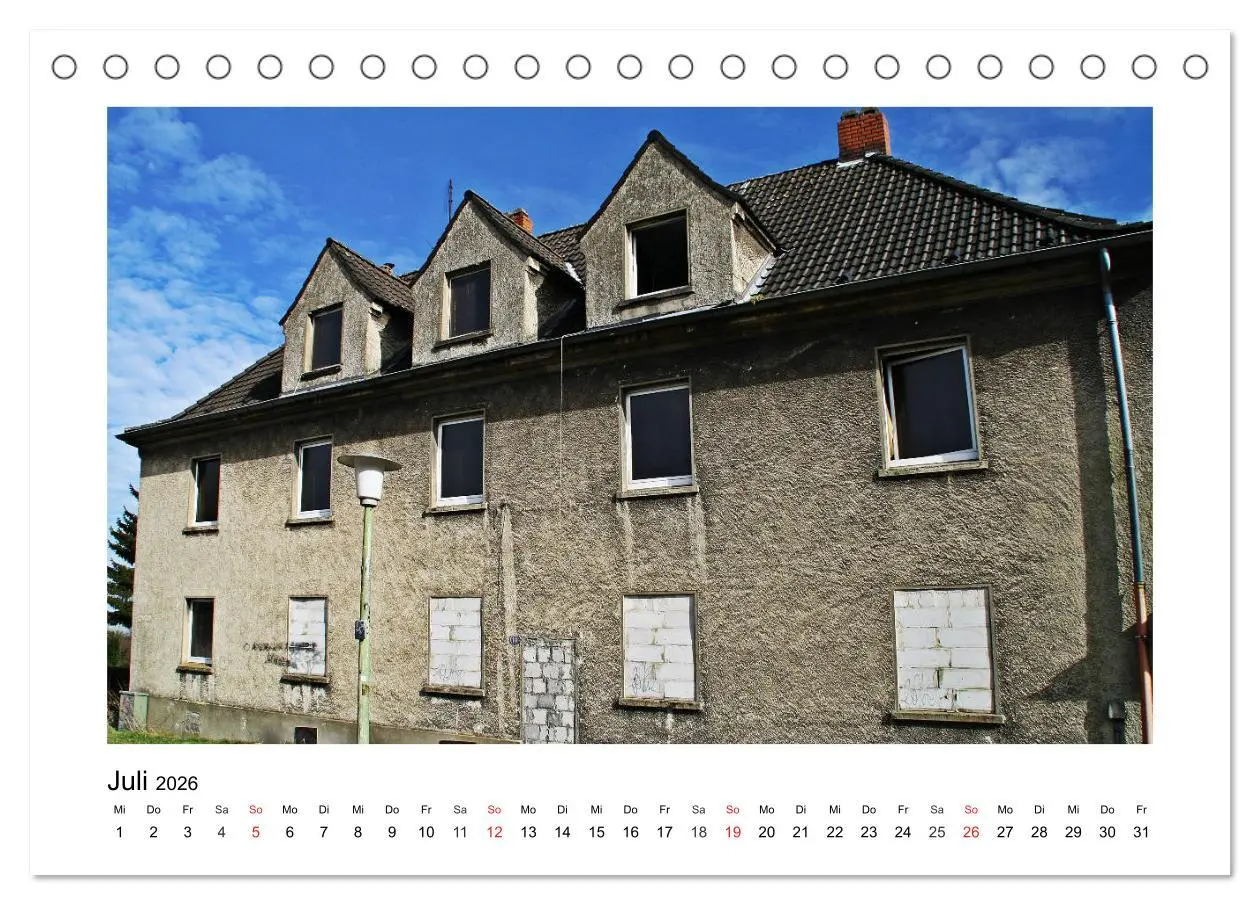 Bild: 9783457813201 | Verlassene Orte Ruhrgebiet (Tischkalender 2026 DIN A5 quer),...