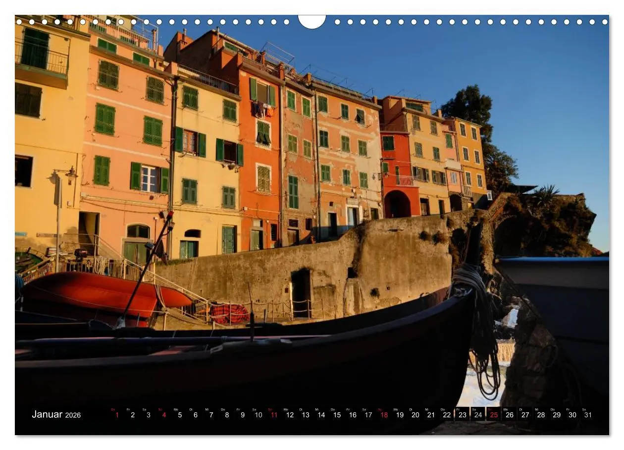 Bild: 9783516143201 | Cinque Terre (Wandkalender 2026 DIN A3 quer), CALVENDO Monatskalender