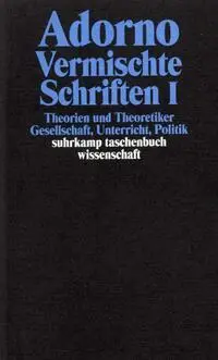 Cover: 9783518293201 | Gesammelte Schriften in 20 Bänden | Theodor W. Adorno | Taschenbuch