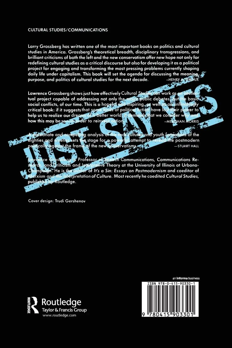 Rückseite: 9780415903301 | We Gotta Get Out of This Place | Lawrence Grossberg | Taschenbuch
