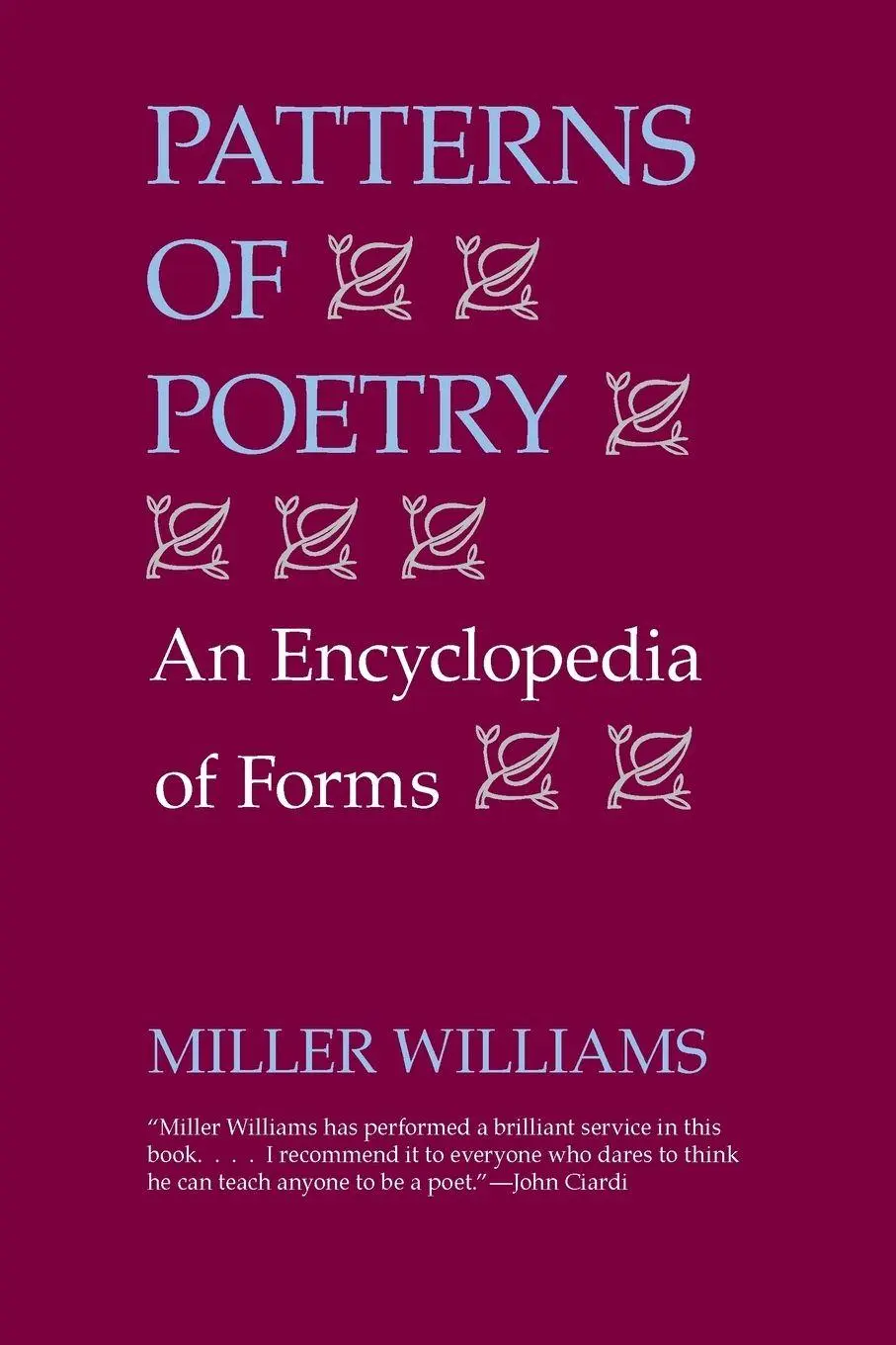 Cover: 9780807113301 | Patterns of Poetry | An Encyclopedia of Forms | Miller Williams | Buch