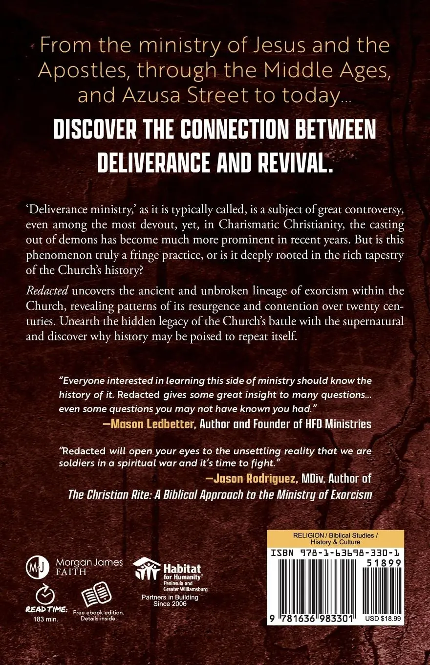 Rückseite: 9781636983301 | Redacted | The Secret History of Exorcism | David M. Miller | Buch