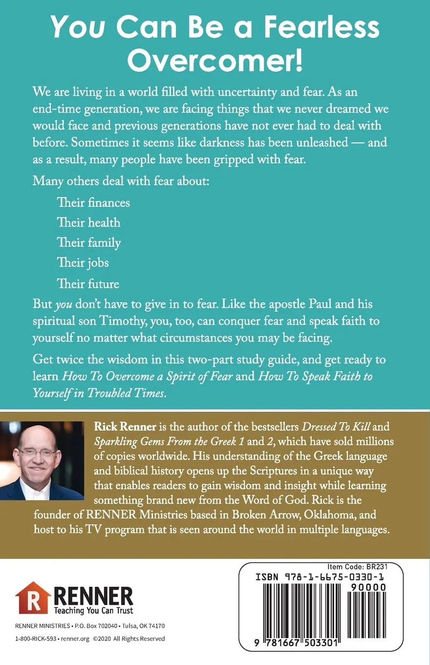 Rückseite: 9781667503301 | How to Overcome a Spirit of Fear and How to Speak Faith to Yourself...