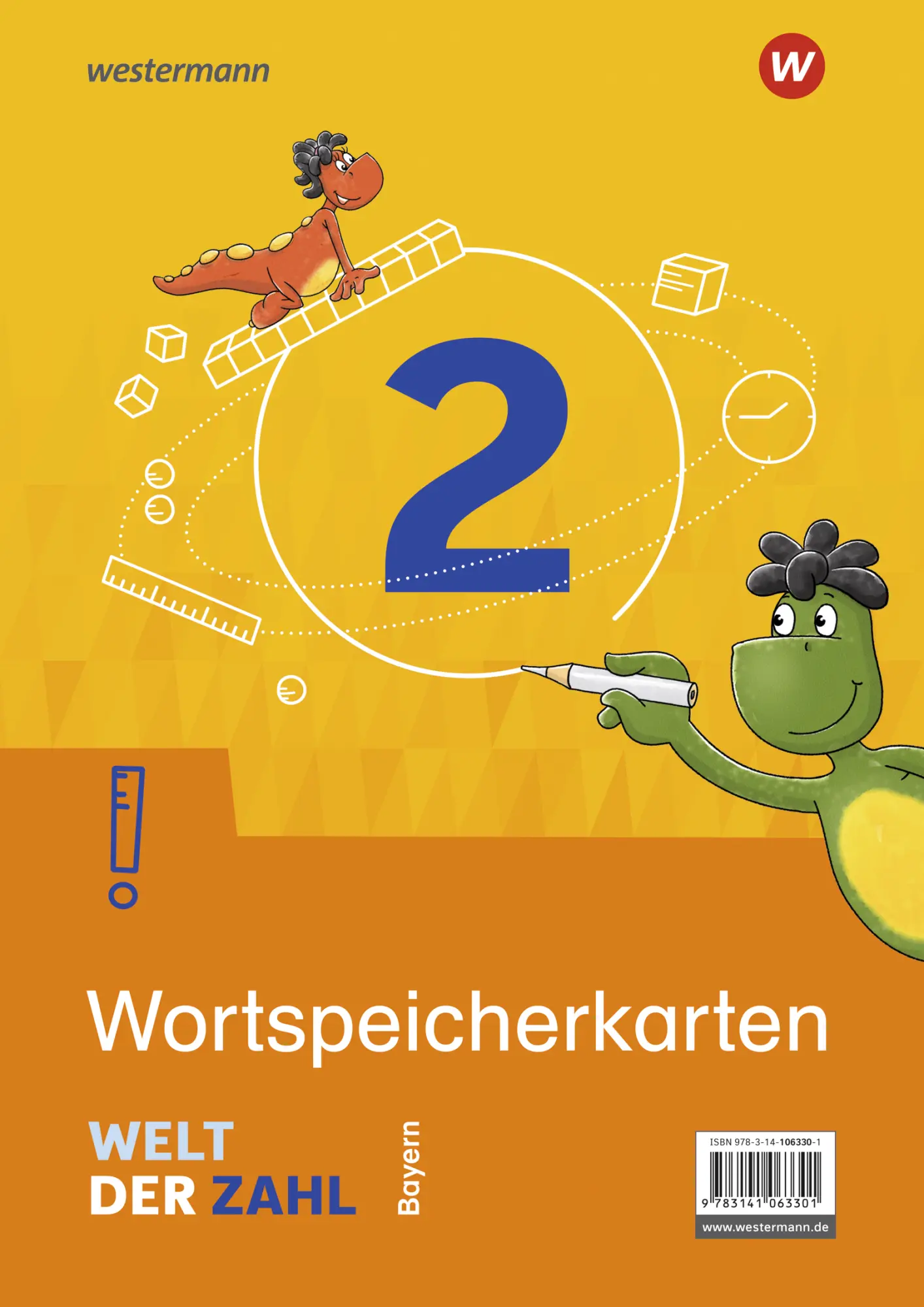 Cover: 9783141063301 | Welt der Zahl - Ausgabe 2022 für Bayern | Wortspeicherkarten 2 | 2023