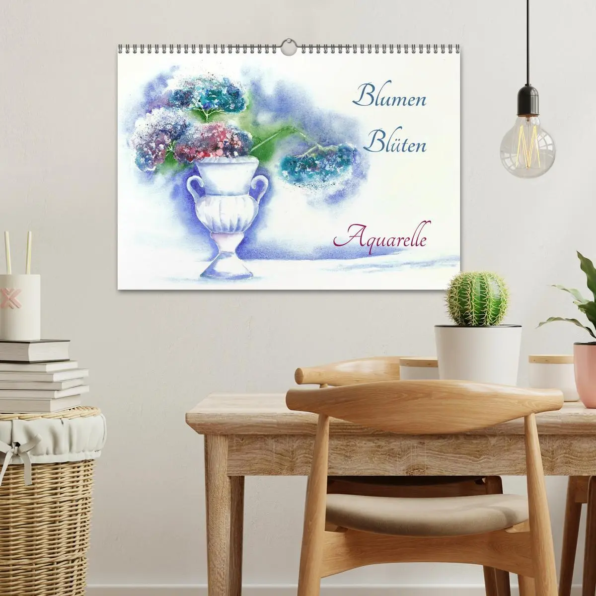 Bild: 9783457973301 | Blumen Blüten Aquarelle (Wandkalender 2026 DIN A3 quer), CALVENDO...