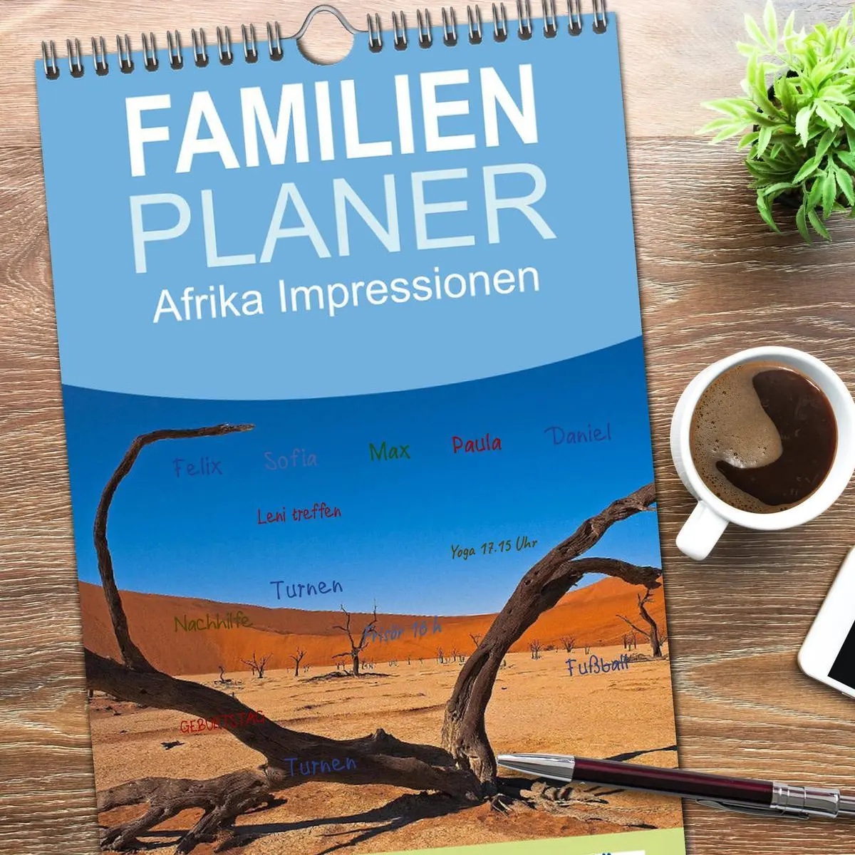 Bild: 9783516513301 | Familienplaner 2026 - Afrika Impressionen. NAMIBIA - SÜDAFRIKA -...
