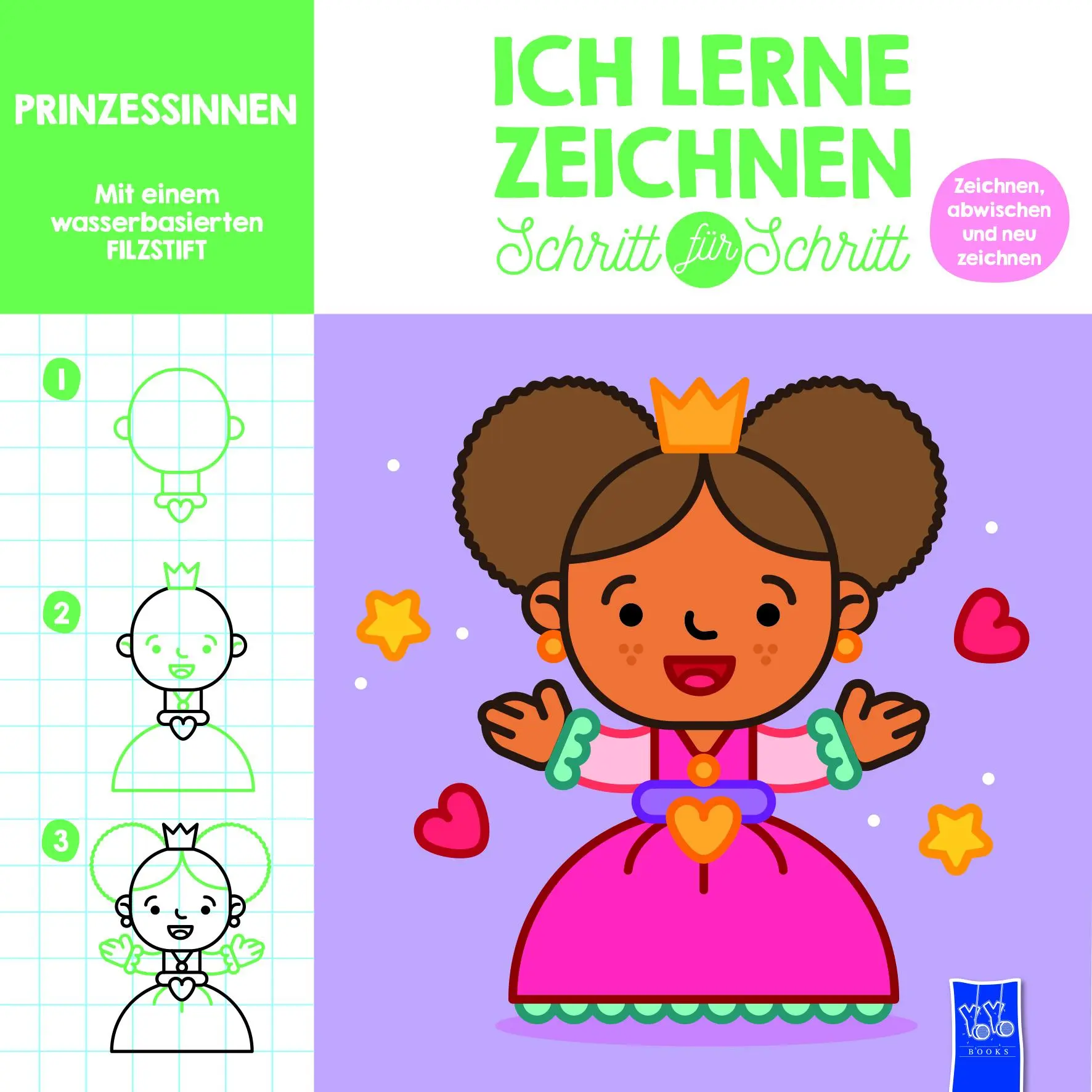 Cover: 9789465053301 | Ich lerne zeichnen - Schritt für Schritt: Prinzessinnen | Broschüre