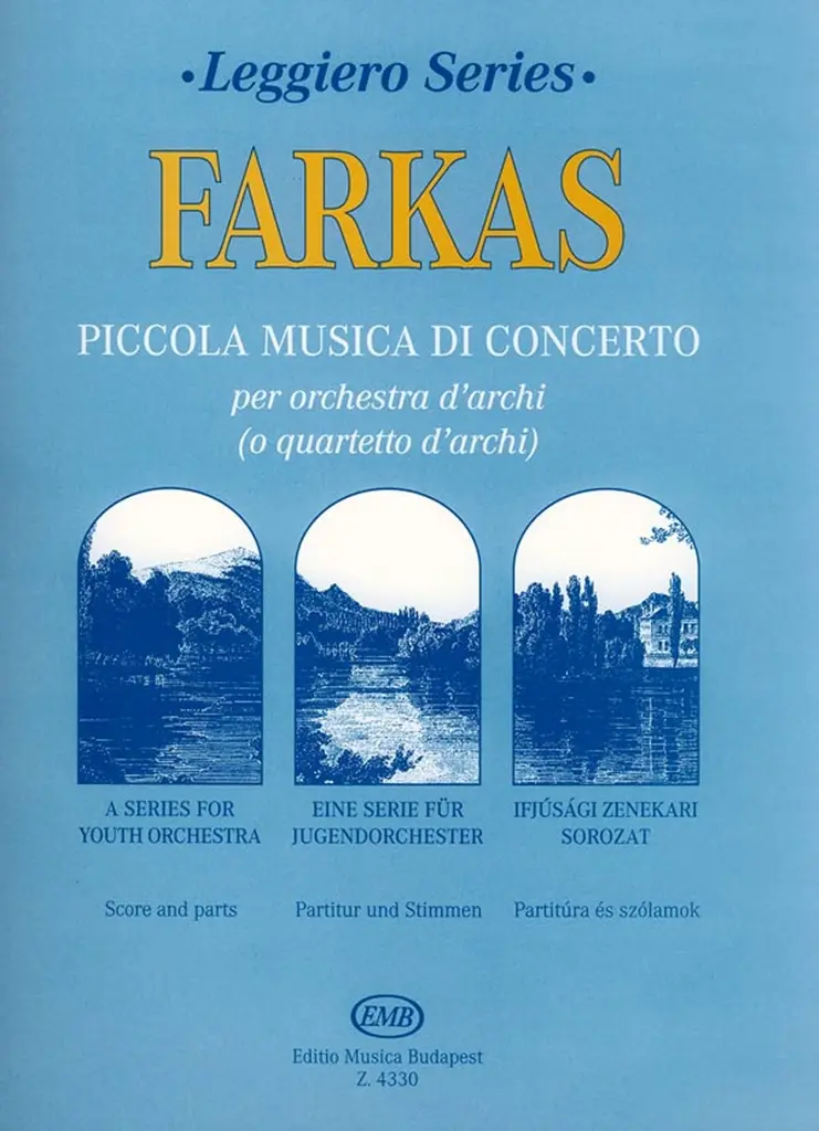 Cover: 9790080043301 | Piccola musica di concerto für Streichorchester Partitur und...