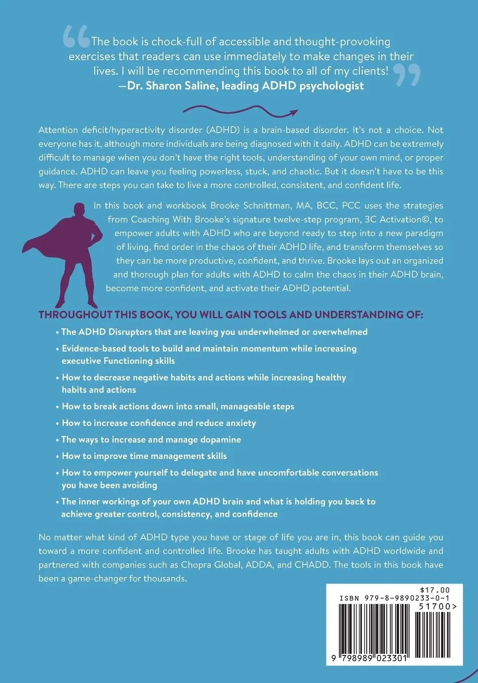 Rückseite: 9798989023301 | Activate Your ADHD Potential | Brooke Schnittman | Taschenbuch | 2023