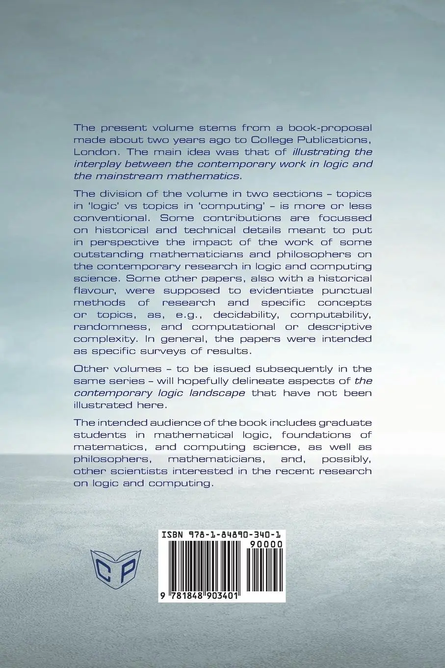 Rückseite: 9781848903401 | Contemporary Logic and Computing | Adrian Rezus | Taschenbuch | 2020