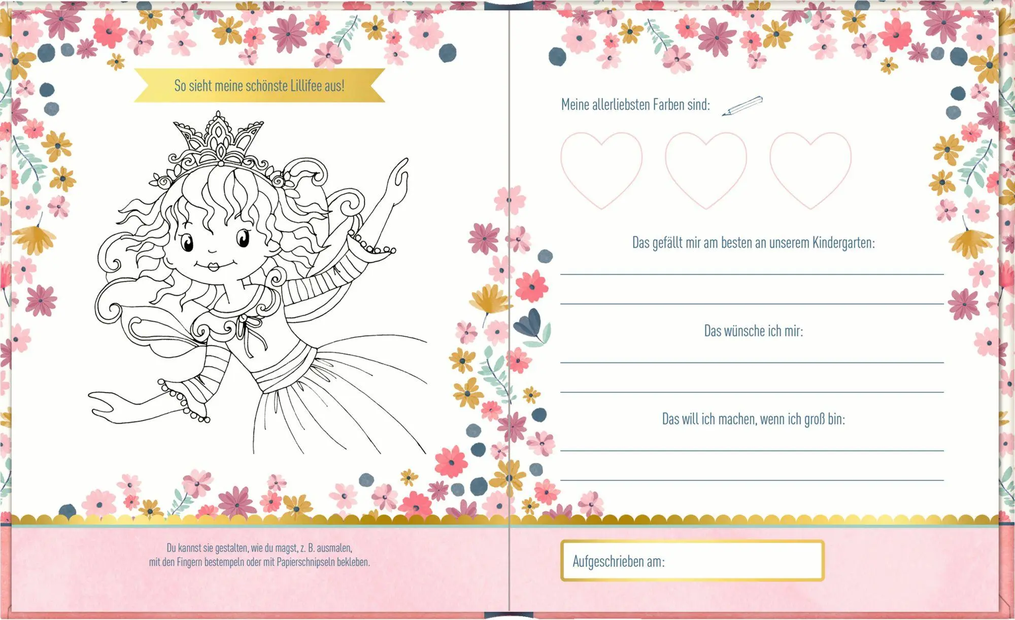 Bild: 4050003723501 | Freundebuch. Meine Kindergartenfreunde (Prinzessin Lillifee -...