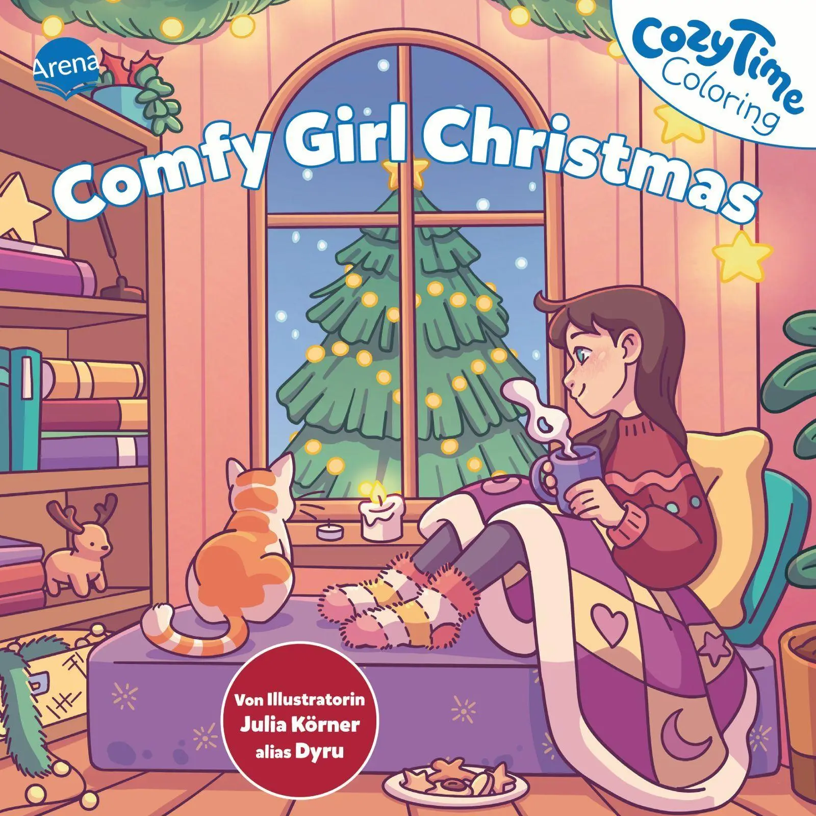Cover: 9783401723501 | Cozy Time Coloring. Comfy Girl Christmas | Julia Körner | Taschenbuch