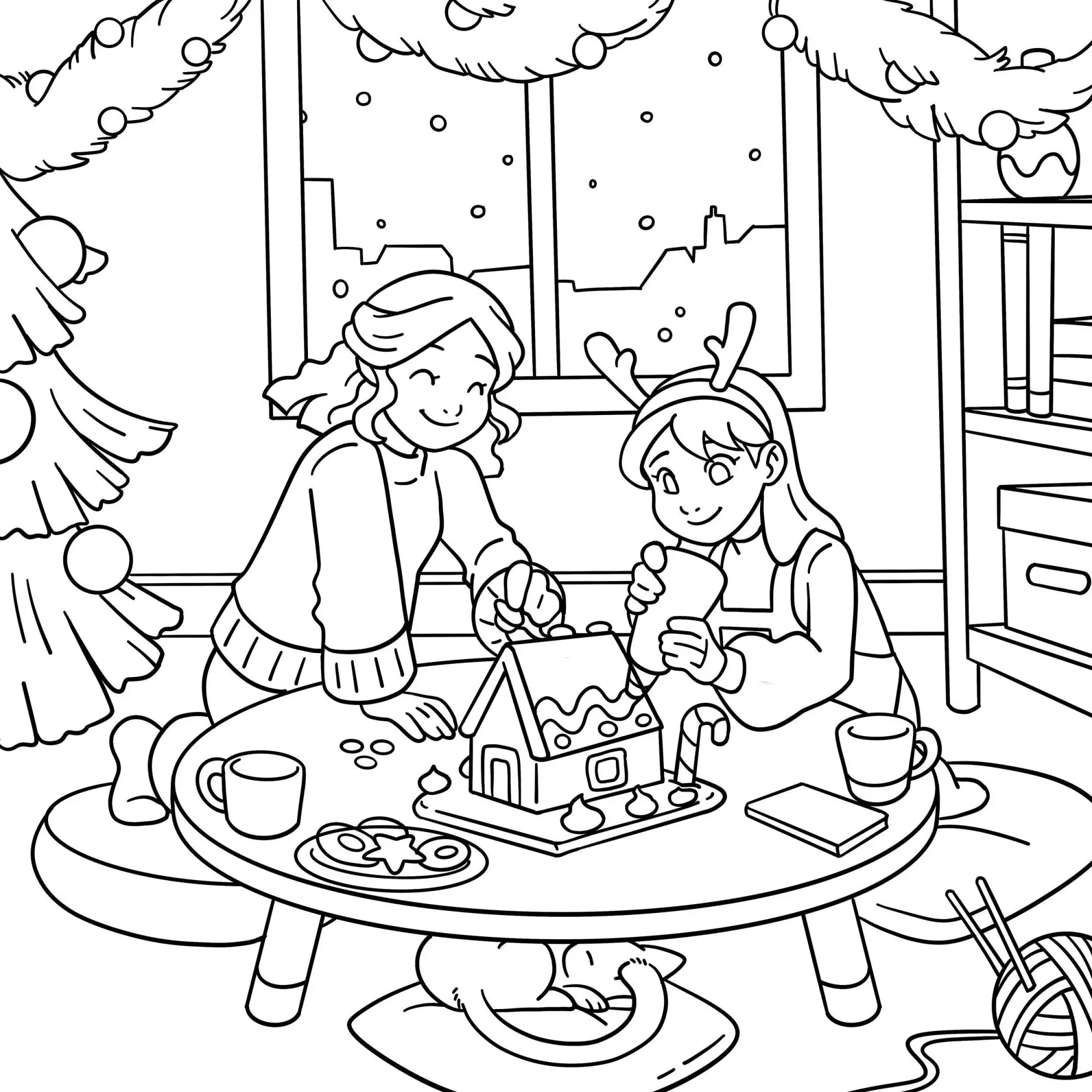 Bild: 9783401723501 | Cozy Time Coloring. Comfy Girl Christmas | Julia Körner | Taschenbuch