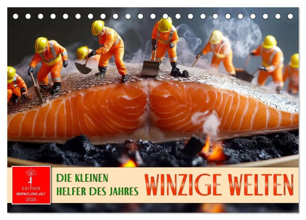 Cover: 9783457263501 | Winzige Welten - die kleinen Helfer des Jahres (Tischkalender 2026...