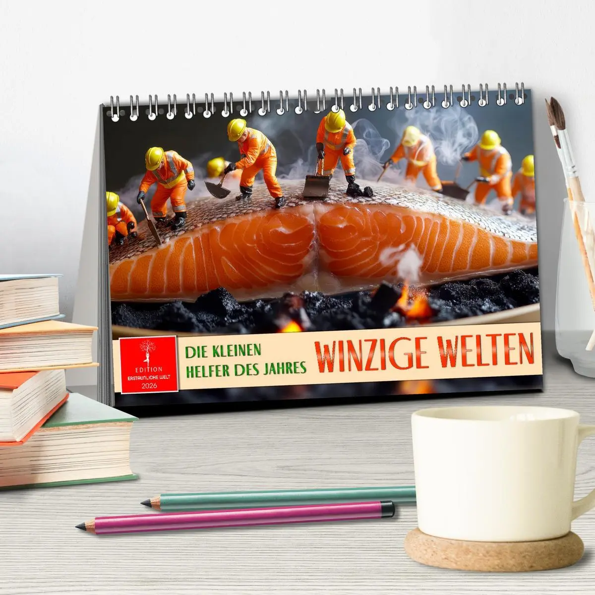 Bild: 9783457263501 | Winzige Welten - die kleinen Helfer des Jahres (Tischkalender 2026...