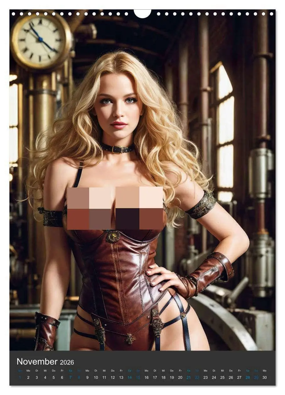 Bild: 9783516283501 | Sinnlicher Steampunk (Wandkalender 2026 DIN A3 hoch), CALVENDO...