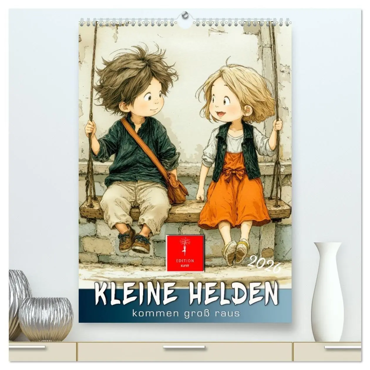 Cover: 9783516733501 | Kleine Helden kommen groß raus (hochwertiger Premium Wandkalender...