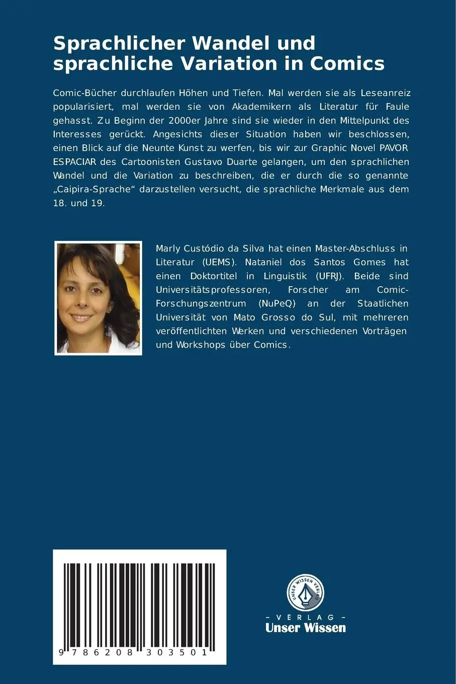 Rückseite: 9786208303501 | Sprachlicher Wandel und sprachliche Variation in Comics | Taschenbuch