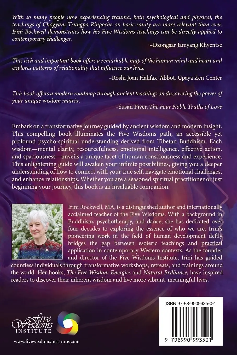 Rückseite: 9798990993501 | Unfolding the Mystery of Your Life on the Five Wisdoms Path | Rockwell
