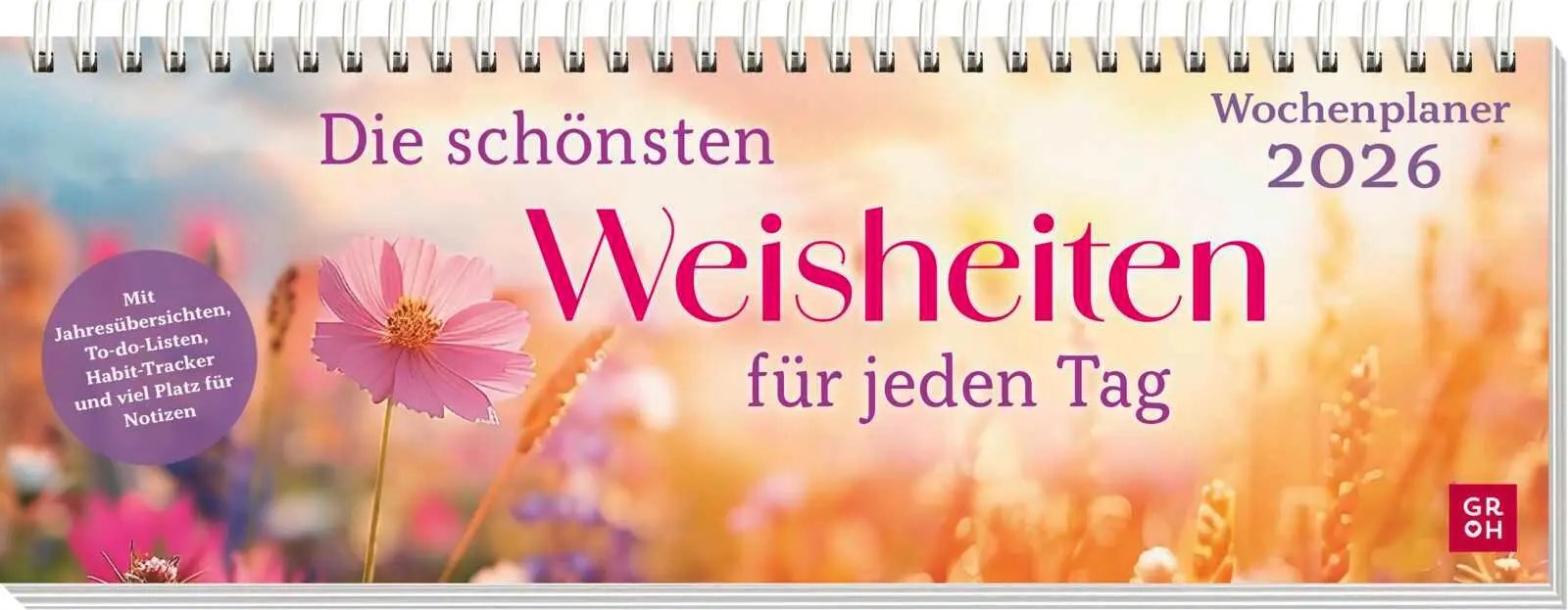 Cover: 4036442013601 | Tischkalender 2026 quer: Die schönsten Weisheiten für jeden Tag | 2026
