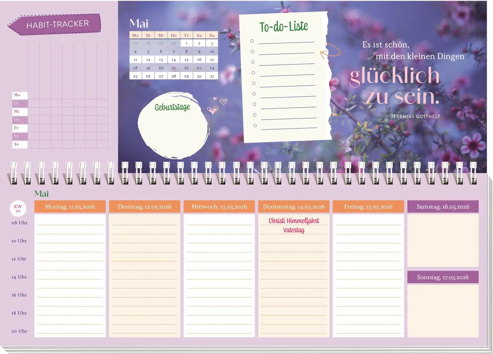 Bild: 4036442013601 | Tischkalender 2026 quer: Die schönsten Weisheiten für jeden Tag | 2026
