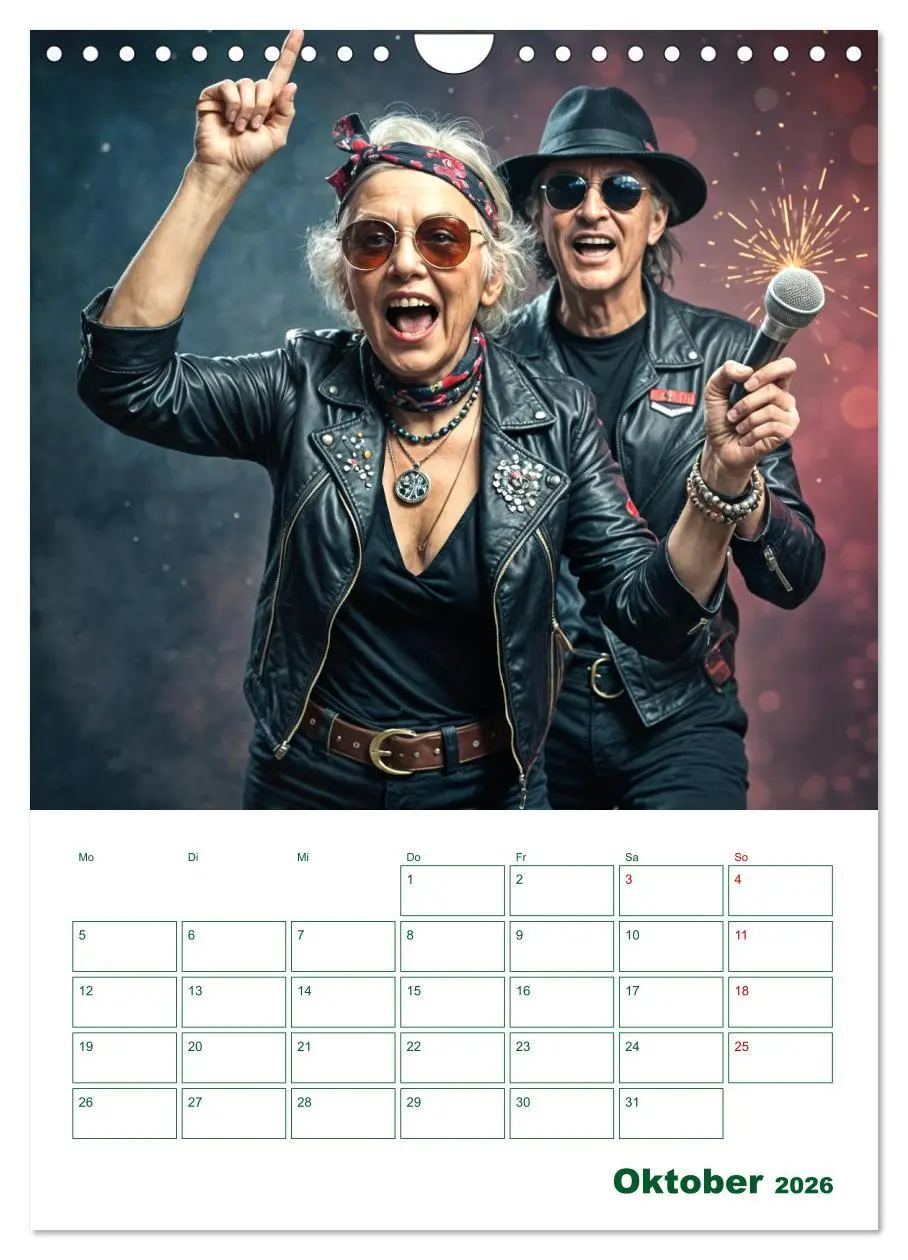 Bild: 9783457253601 | Alt, aber oho - Graue Haare, bunte Abenteuer (Wandkalender 2026 DIN...