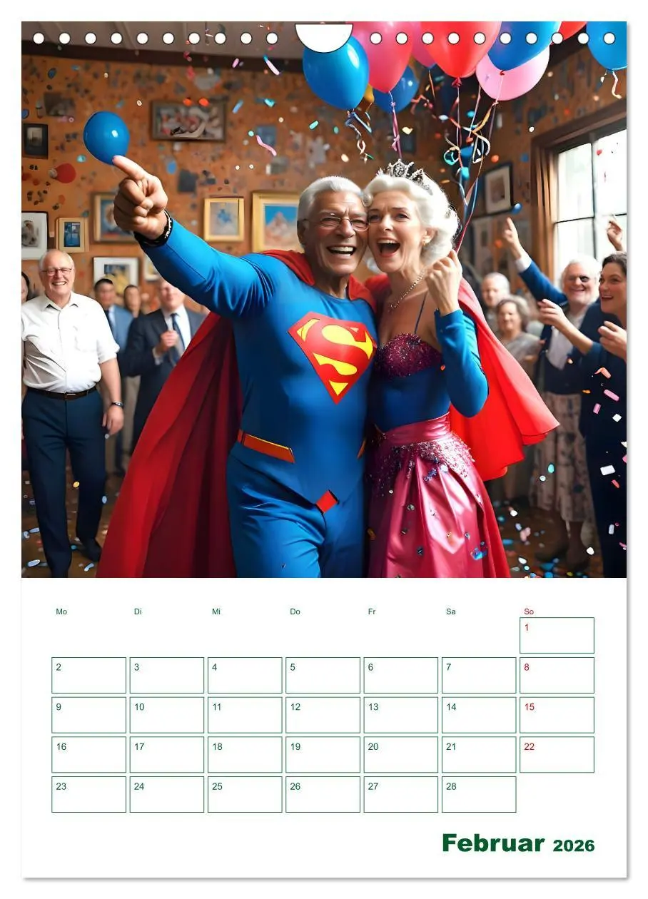 Bild: 9783457253601 | Alt, aber oho - Graue Haare, bunte Abenteuer (Wandkalender 2026 DIN...