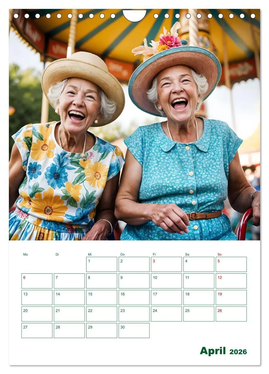 Bild: 9783457253601 | Alt, aber oho - Graue Haare, bunte Abenteuer (Wandkalender 2026 DIN...